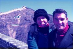 Wendell Godwin and wife Susie on the Great Wall of China.