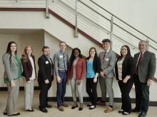 Members of ECU's Society for Human Resource Management chapter