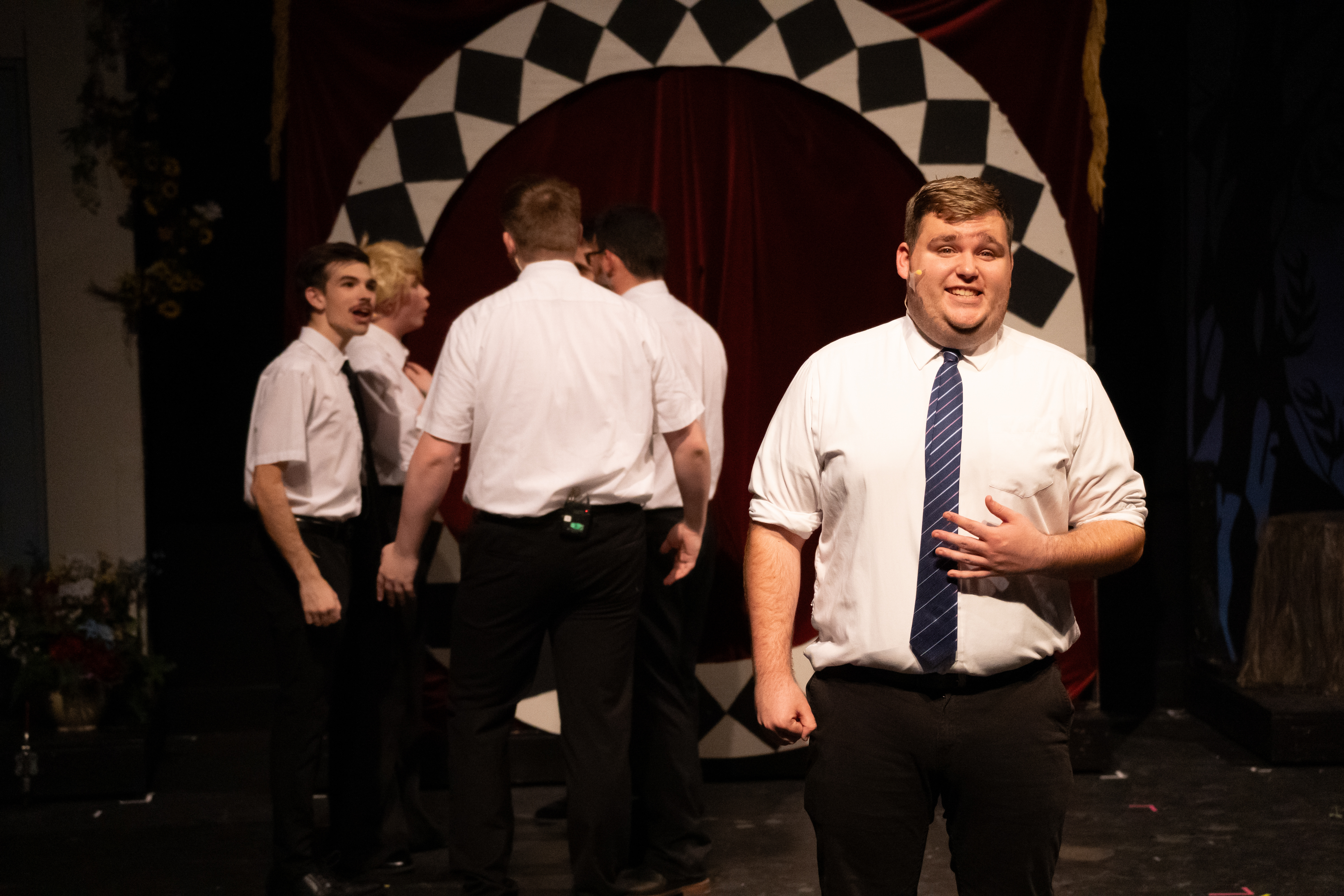 Adam Park performs in ECU Broadway Revue