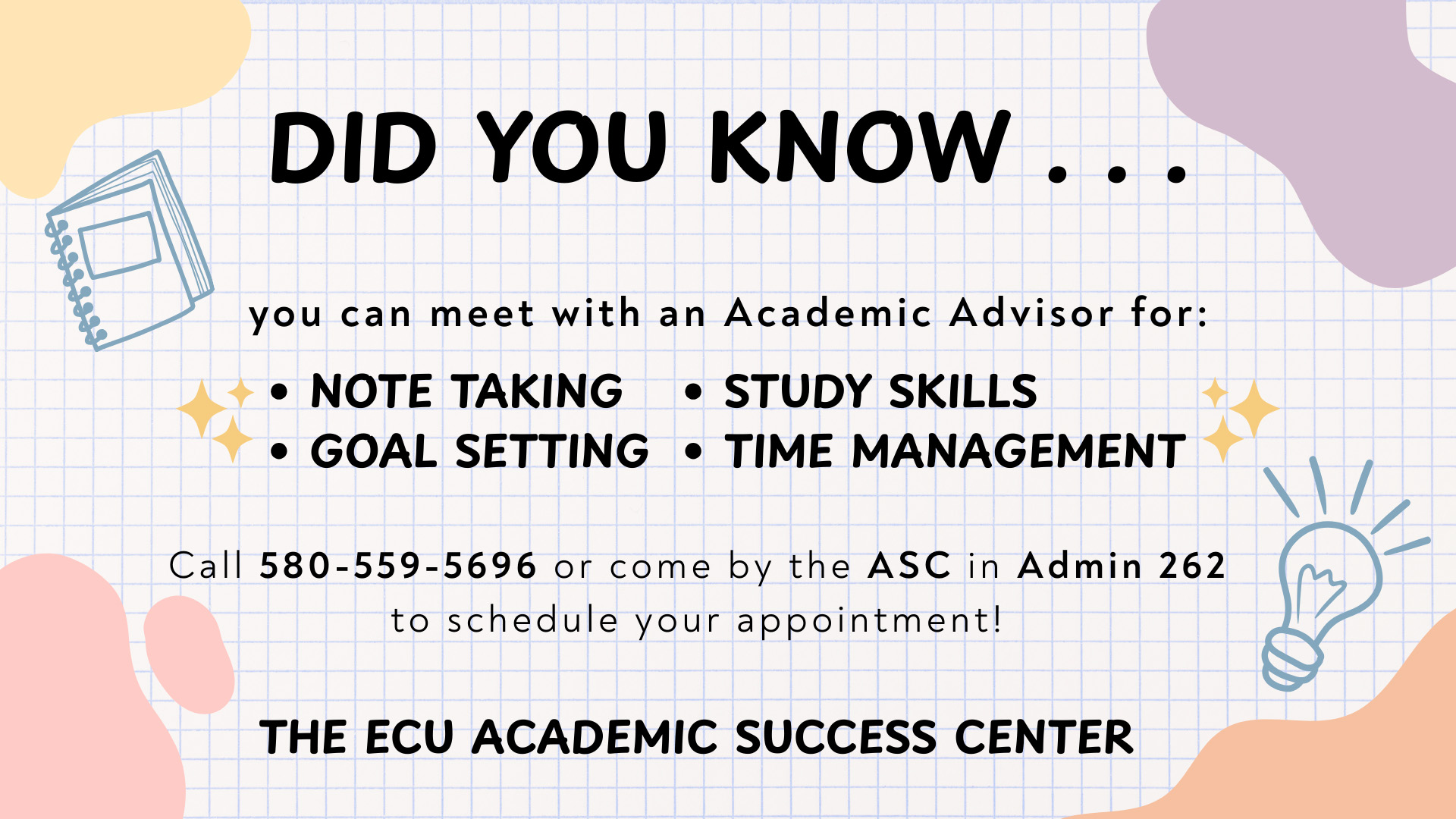Academic Coaching Flyer