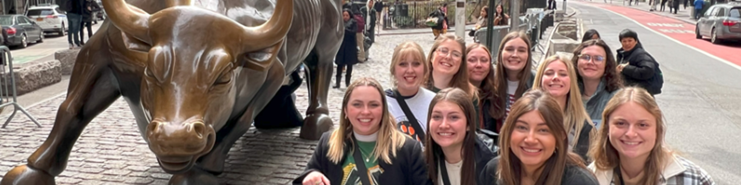 Business scholars on trip to NYC
