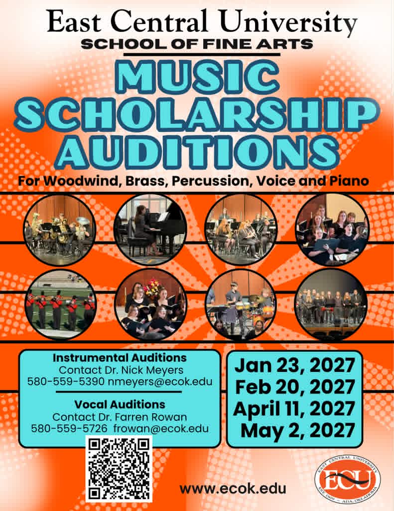26-27 Music Audition flyer