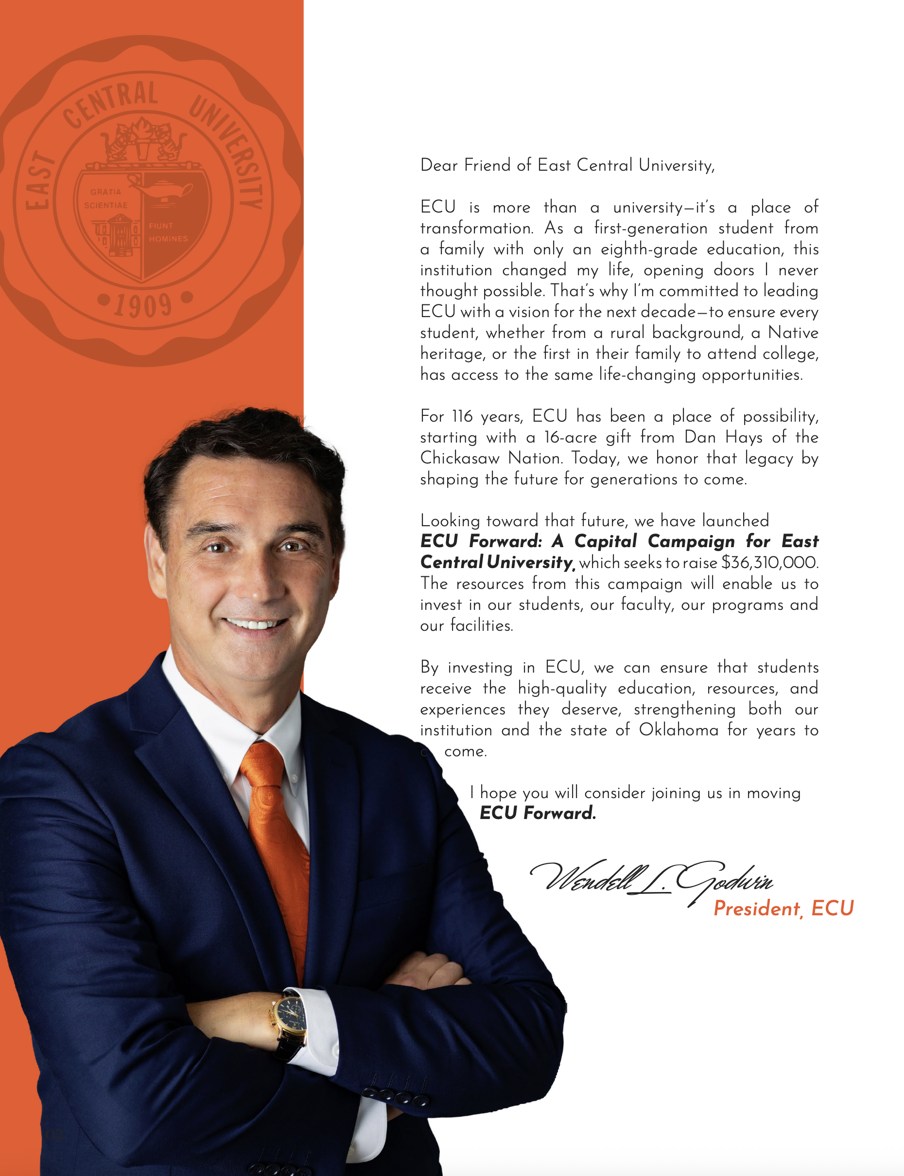 president letter