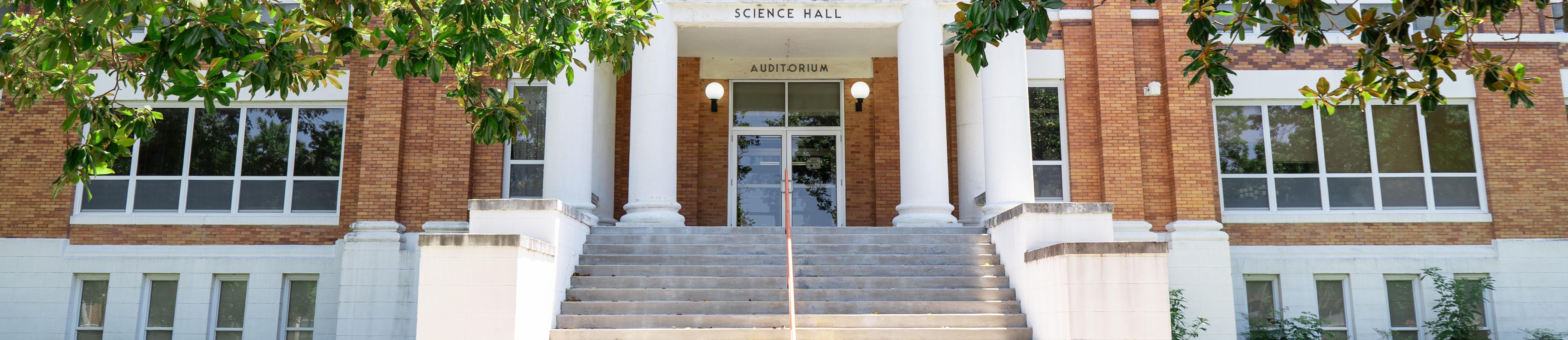 science hall banner