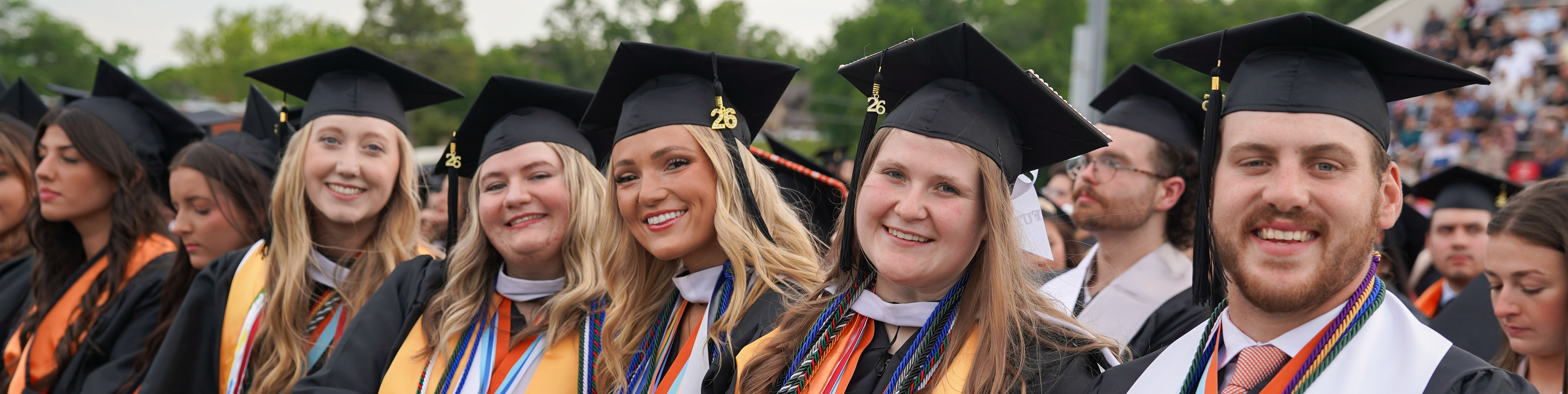 Students smiling