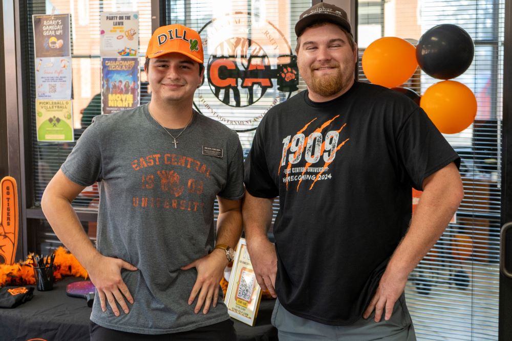 ECU students on campus