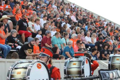 Fans at ECU Football game