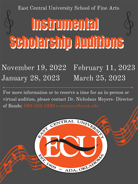 Instrumental Scholarship Auditions 