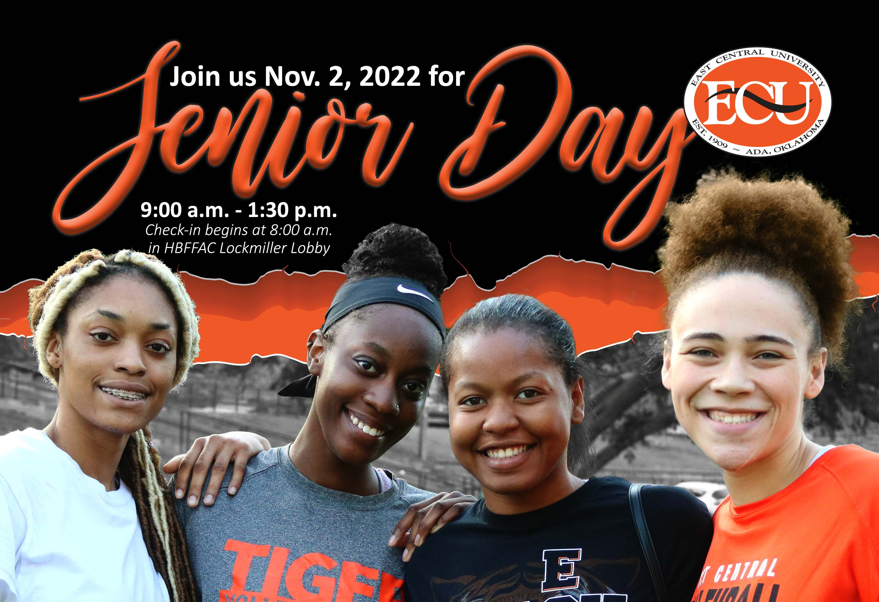 Group of female ECU students