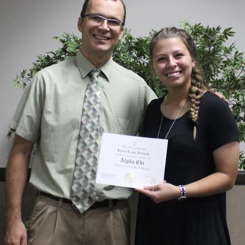 Alpha Chi Induction 