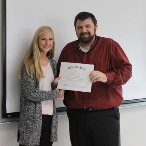 Stonecipher School of Business Delta Mu Delta Induction 