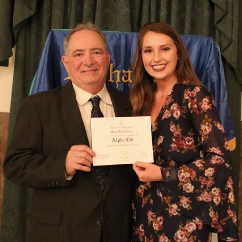 Alpha Chi Induction 