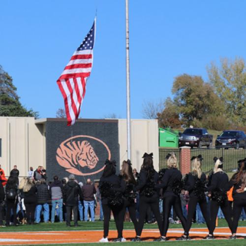 ECU Honors Lt. Col. Rod Richardson at ECU-Southeastern Football Game.