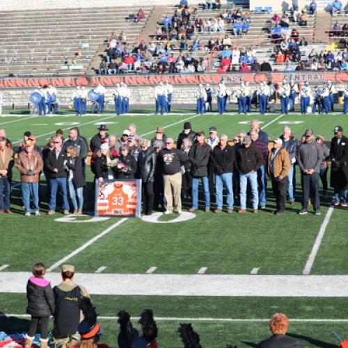 ECU Honors Lt. Col. Rod Richardson at ECU-Southeastern Football Game.