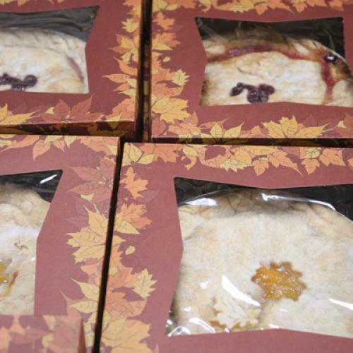 Family and Consumer Sciences Thanksgiving Pie Pick Up