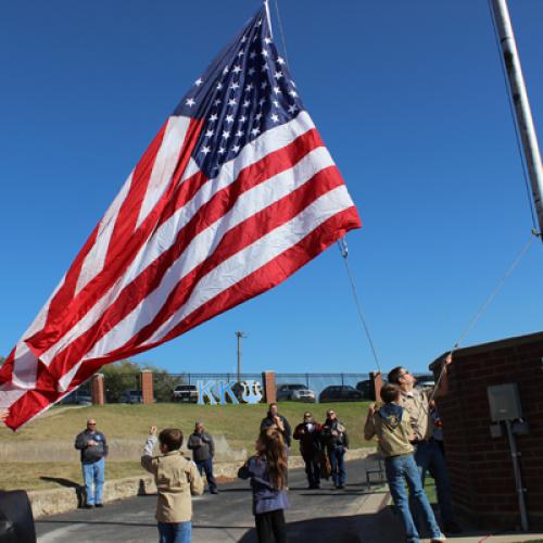 ECU Honors Lt. Col. Rod Richardson at ECU-Southeastern Football Game.