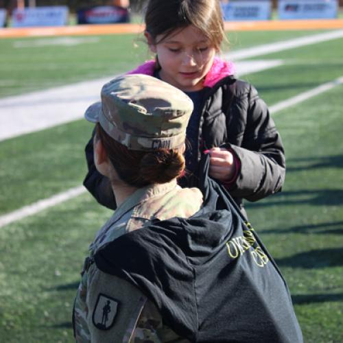 ECU Honors Lt. Col. Rod Richardson at ECU-Southeastern Football Game.