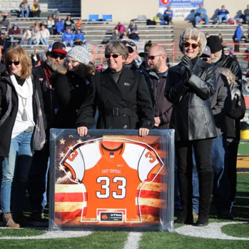 ECU Honors Lt. Col. Rod Richardson at ECU-Southeastern Football Game.