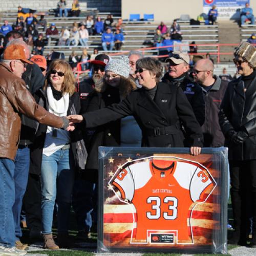 ECU Honors Lt. Col. Rod Richardson at ECU-Southeastern Football Game.