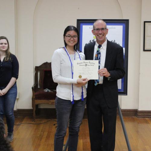 Chemistry Honor Society Induction