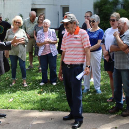 Bench Dedication for Dr. Jack Paschall. 6/25/19