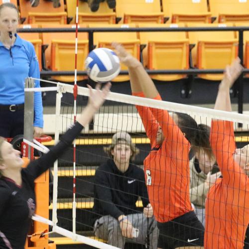 East Central University's Halloween volleyball game against Southern Nazarene.