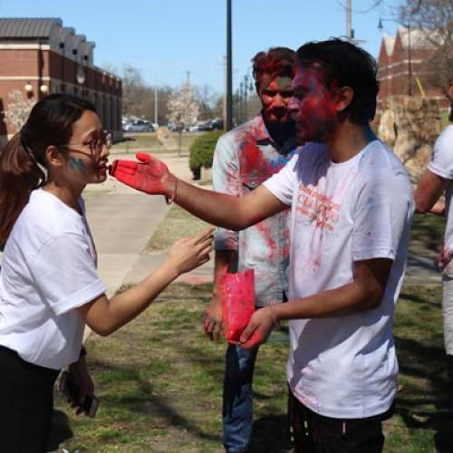 Holi Festival of Colors Asian Student Association 