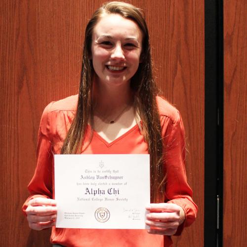 Alpha Chi Induction Ceremony