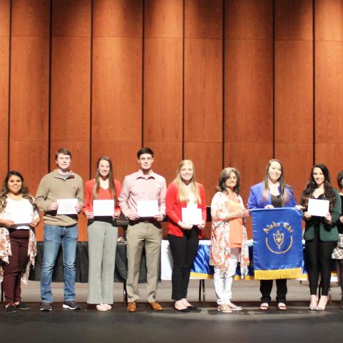 Alpha Chi Induction Ceremony