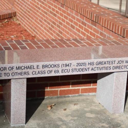 Michael E. Brooks Bench Dedication
