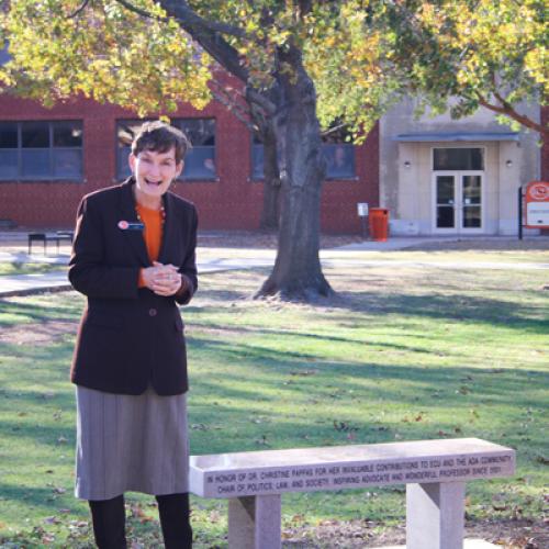 Dr. Pappas Bench Dedication (11.18.21)