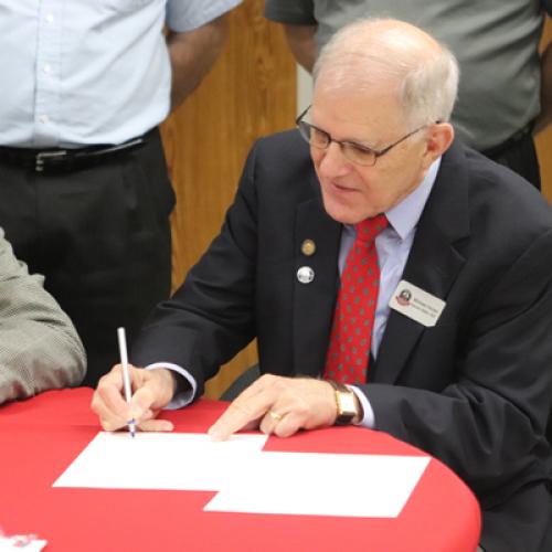 ECU Veterans Upward Bound Memorandum of Understanding Signing