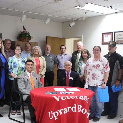 ECU Veterans Upward Bound Memorandum of Understanding Signing
