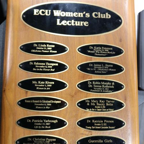 Women’s Club Lecture