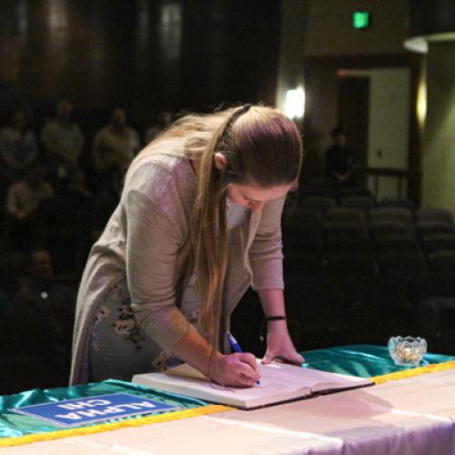 Alpha Chi Induction 