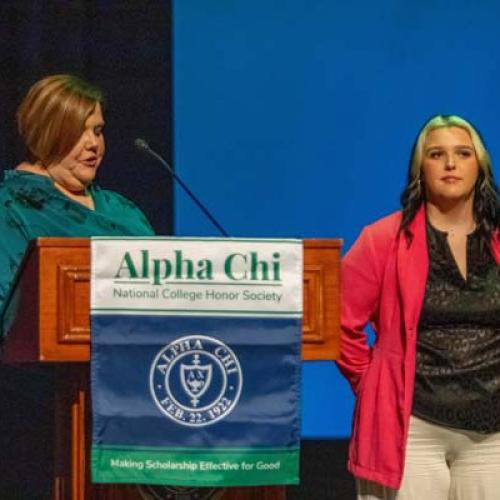 Alpha Chi National Honor Society Induction
