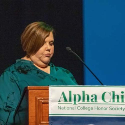 Alpha Chi National Honor Society Induction