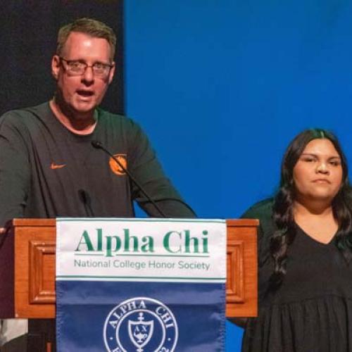 Alpha Chi National Honor Society Induction