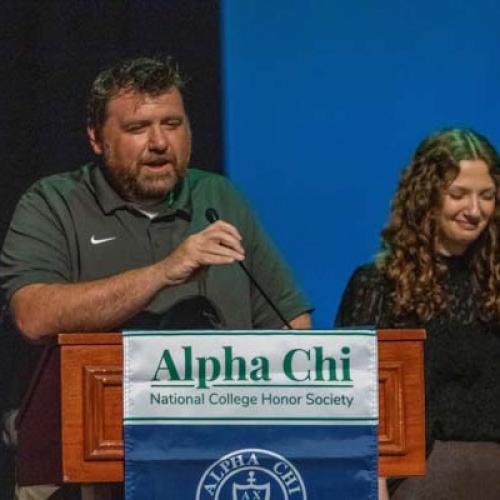 Alpha Chi National Honor Society Induction