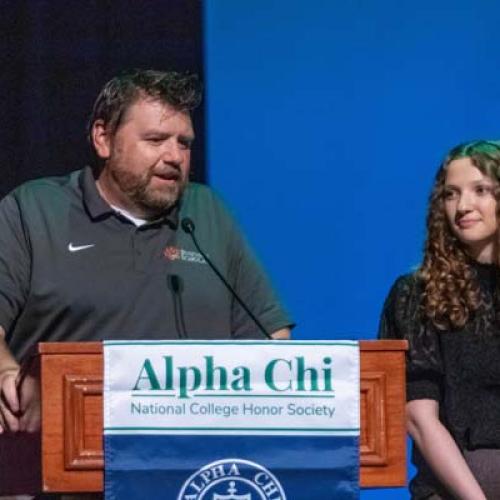 Alpha Chi National Honor Society Induction