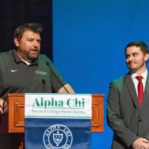 Alpha Chi National Honor Society Induction