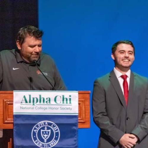 Alpha Chi National Honor Society Induction