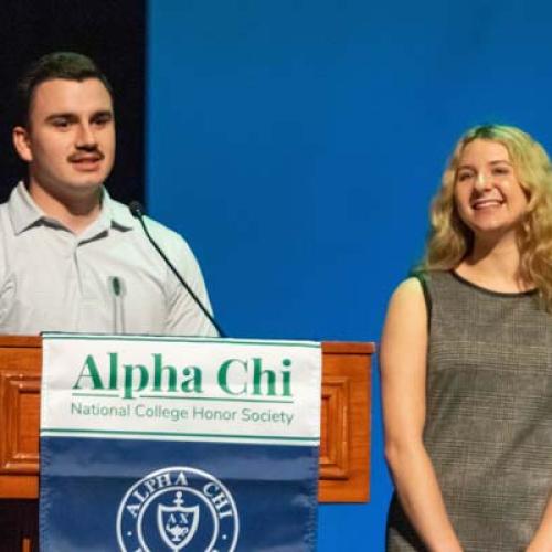 Alpha Chi National Honor Society Induction