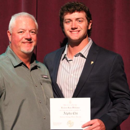 Alpha Chi National Honor Society Induction