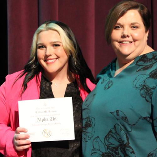 Alpha Chi National Honor Society Induction
