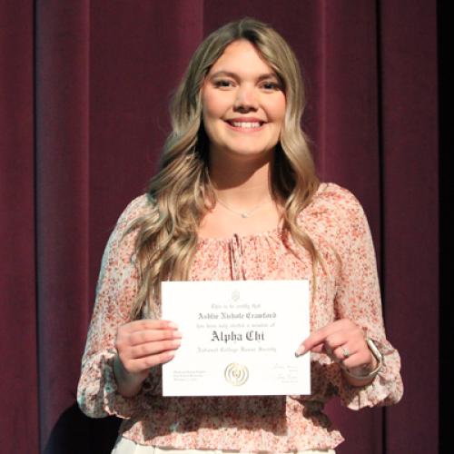 Alpha Chi National Honor Society Induction