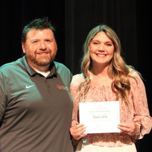 Alpha Chi National Honor Society Induction