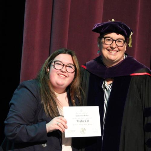 Alpha Chi National Honor Society Induction