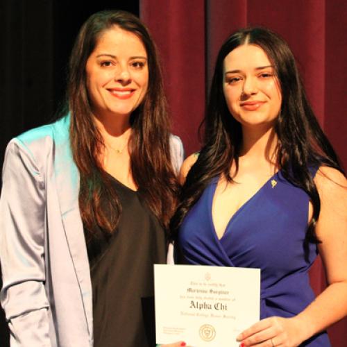Alpha Chi National Honor Society Induction