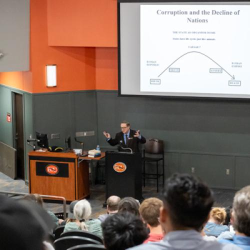 Rothbaum Lecture 2024 Dr. Houston Mount and Crowd